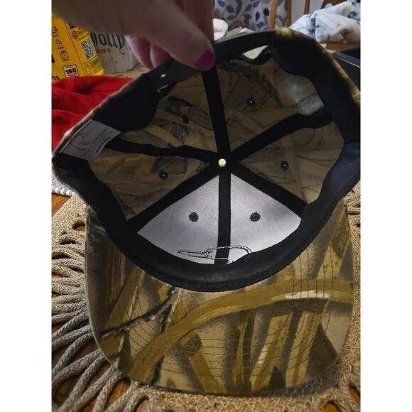 VTG Ducks Unlimited Wetlands Camo Adjustable Snapback Baseball Cap Men's OS - Picture 4 of 5